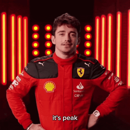 Man in Ferrari Jacket Says Peak