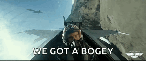 Man in Fighter Jet We Got a Bogey