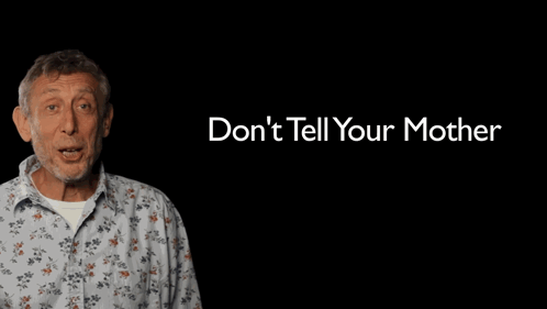 Man in Floral Shirt Before Breaking News Sign