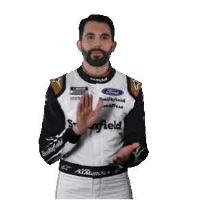 Man in Ford Shirt Clapping