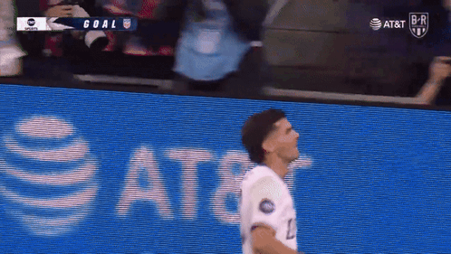 Man In Front Of AT&T Advertisement GIF