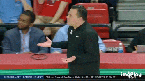 Man In Front Of CBK Air Force San Diego State Ad GIF