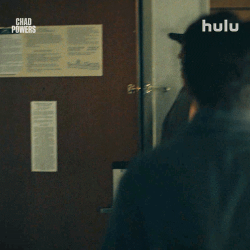 Man in Front of Door Saying Chad Powers