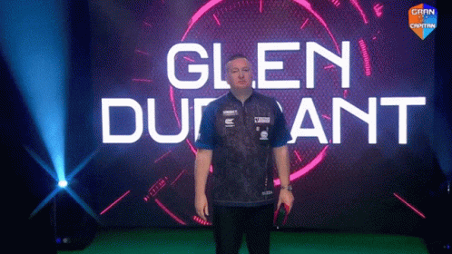 Man in Front of Glen Durant Screen