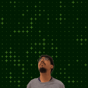 Man in Front of Green Background Number 10