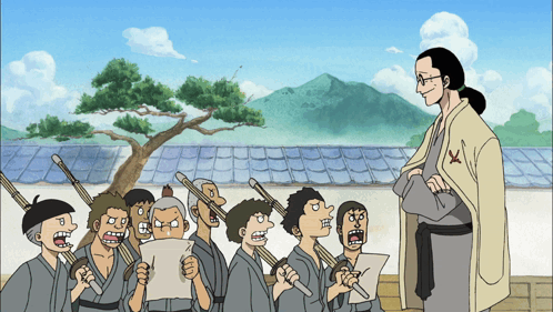 Man in Front of Kids