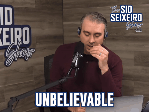 Man In Front Of Microphone Saying Unbelievable GIF