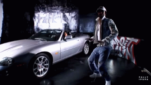 Man In Front Of Silver Car Fally Ipupa GIF