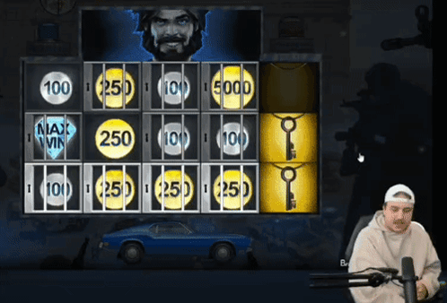 Man in Front of Slot Machine Max Win
