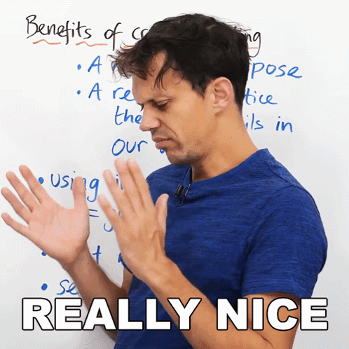 Man in Front of White Board Really Nice