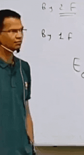 Man In Front Of White Board With BF GIF