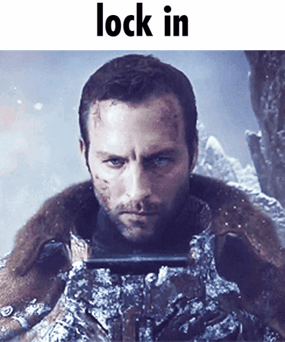 Man In Fur Coat Holding Gun Lock In GIF