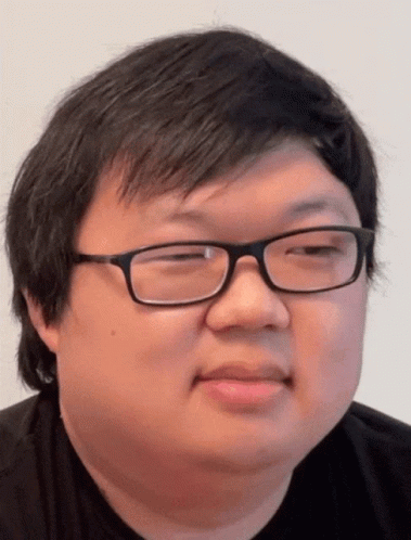 Man In Glasses And Black Shirt Eyes Closed GIF