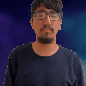 Man In Glasses And Black Shirt Holding Fist Up GIF