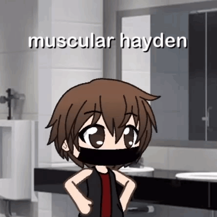 Man In Glasses And Black Shirt With Name Hayden Kessler GIF