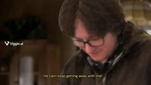 Man In Glasses Laughing Can't Keep Getting Away With This