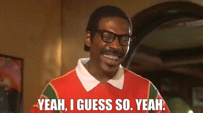 Man in Glasses Saying Yeah I Guess So
