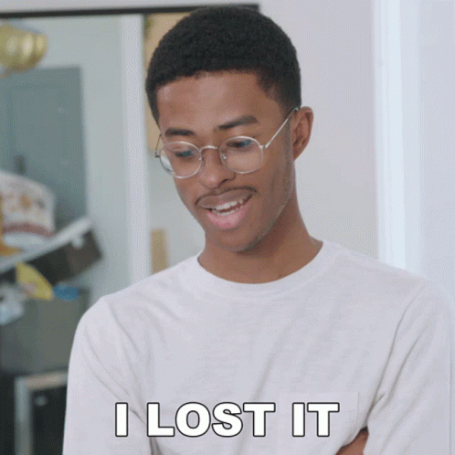 Man in Glasses Says I Lost It