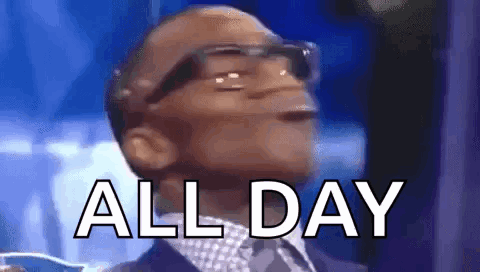 Man In Glasses Suit Looking Up All Day GIF