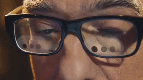 Man In Glasses With Message Left On Read GIF