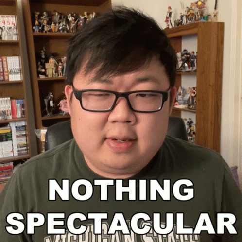 Man in Glasses with Nothing Spectacular Shirt