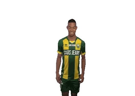Man in Green and Yellow Striped Shirt 'Hseas