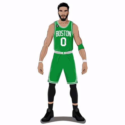 Man in Green Boston Jersey Number 0