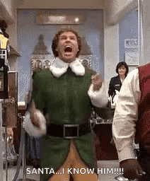 Man In Green Elf Costume Screaming GIF