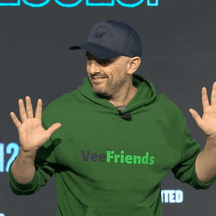 Man In Green Hoodie Saying Vee Friends GIF