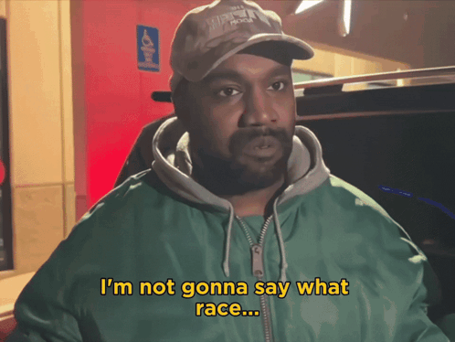 Man in Green Jacket and Hat Says I'm Not Gonna Say What Race