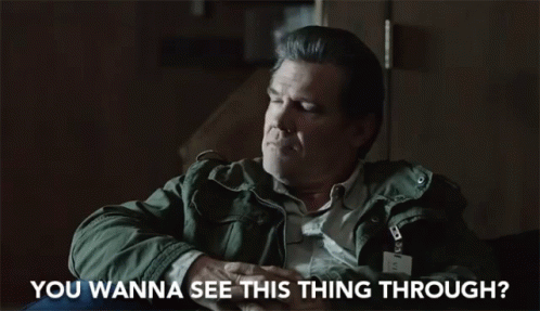 Man in Green Jacket Asking to See Through