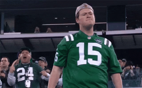 Man In Green Jersey Number 15 GIF