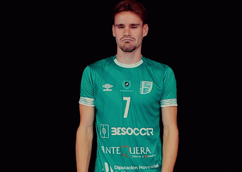 Man in Green Jersey Number 7