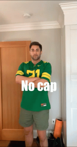 Man in Green Jersey With Number 21