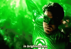 Man in Green Lantern Costume Says In Brightest Day