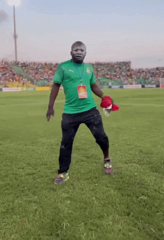 Man In Green Puma Shirt GIF