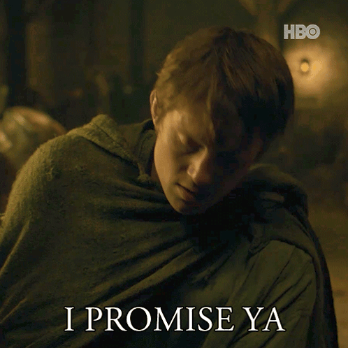 Man In Green Robe Says I Promise Ya GIF