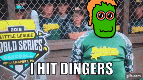 Man In Green Shirt At Little League World Series Sign GIF