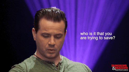 Man In Green Shirt Dungeons & Dragons Adventures GIF