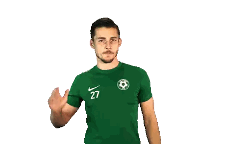 Man in Green Shirt Number 27