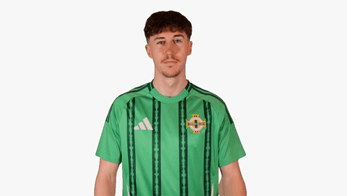 Man in Green Shirt Saying Ireland