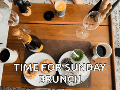 Man in Green Shirt Saying Lets Go Squad Brunch