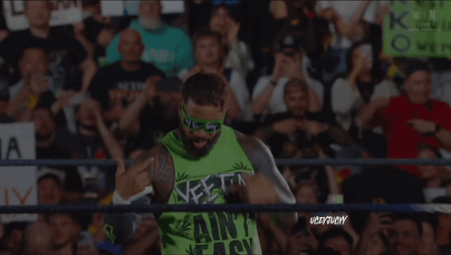 Man in Green Shirt Saying Neetin Nint