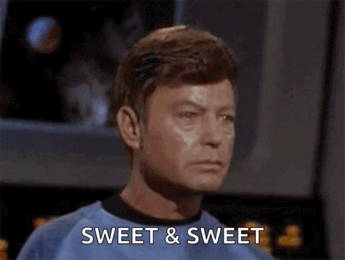 Man In Green Shirt Saying Sweet & Sweet GIF