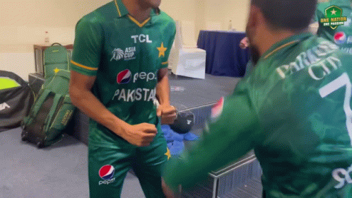 Man In Green Shirt Saying TCL Asia Cup GIF