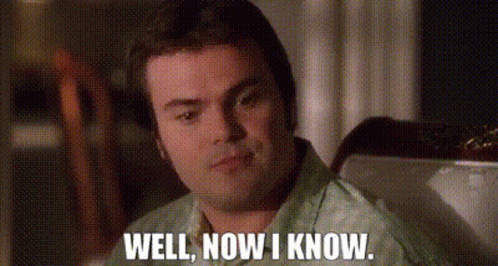 Man In Green Shirt Sitting Saying Well Now I Know GIF