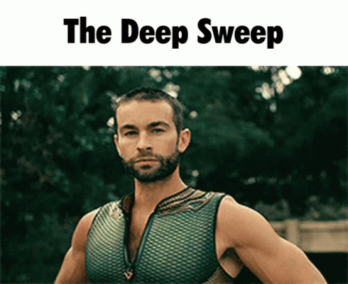 Man in Green Tank Top The Deep Sweep