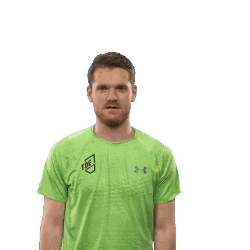Man in Green Under Armour Shirt