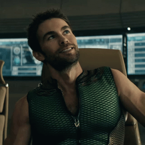 Man in Green Vest Smiling