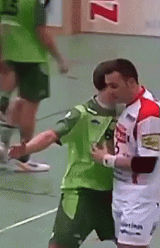 Man in Green Vest With Number 5